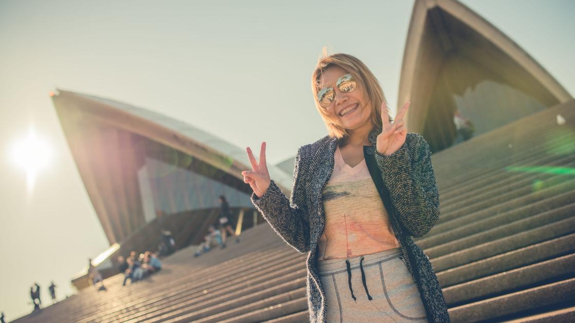 Foto de estudante de high school a estudar no estrangeiro em Sydney, Austrália Foto de estudante de high school a estudar no estrangeiro em Sydney, Austrália